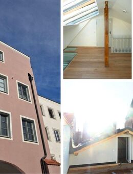 *Wunderschöner Altbau* Renovierte, großzügige Maisonettewohnung mit Dachterrasse in zentraler Lage - Neuötting