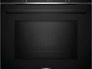 SIEMENS Backofen mit Mikrowelle iQ700 HM736GAB1, mit 1-fach-Teleskopauszug, ecoClean