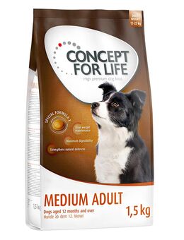 Concept for Life Hundefutter Probierbeutel – jetzt testen! - Medium Adult (1,5 kg)