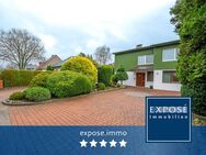 Haus mit besonderer Bauweise und einem Garten zum Relaxen - Lintig