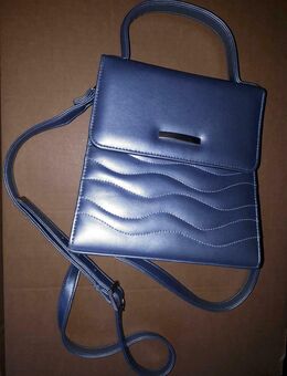 Tasche hellblau metallic Griff u Schultergurt - Frankfurt (Main) Zeilsheim