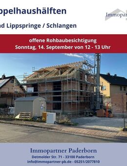 Baubeginn erfolgt! Doppelhaushälften in Schlangen - Schlangen