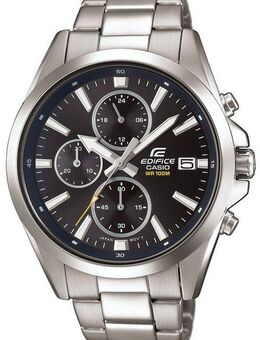 CASIO EDIFICE Chronograph EFV-560D-1AVUEF, Quarzuhr,Armbanduhr,Herrenuhr, Edelstahlarmband, bis 10bar wasserdicht