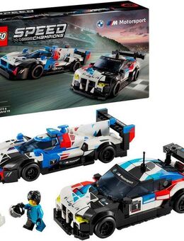 LEGO® BMW M4 GT3 & BMW M Hybrid V8 Rennwagen (76922), LEGO® Speed Champions Konstruktionsspielsteine, (676 St), Made in Europe