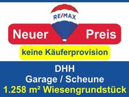 Keine Käuferprovision! Kaufen Sie ab € 399,- mtl.* / DHH mit riesiger Scheune & Wiesengrundstück ! - Eichenbühl