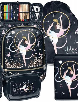 Schulranzen Rucksack Tornister Schultasche BALLET XXXL Starter Set - Wuppertal