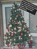 Weihnachtsbaum, künstliche Tanne in 97222