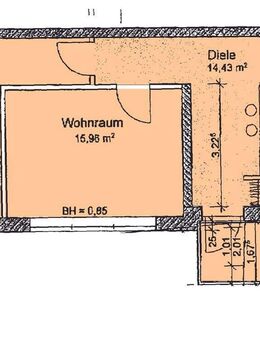 Mitten im Zentrum ! Süße 2-Raum Wohung sucht neue Bewohner..... - Jena