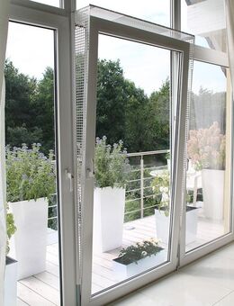 Kippfensterschutz für Balkontüren von austmetall, OHNE BOHREN OHNE KLEBEN, SYSTEM 8 - Haan