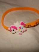 Kinder Silikon Armband Einhorn orange in 61381