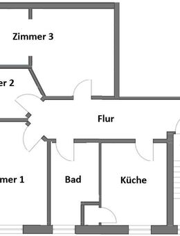 Raum für Ideen – stilvolle 3,5 Zimmer Wohnung mitten in der Stadt 6026.10201 - Osnabrück