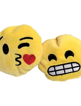 Aumüller Emojis Baldrian-Katzenspielkissen - Sparpaket: 4 Stück