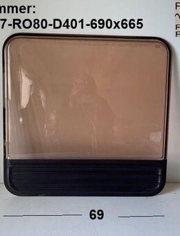 Bürstner Wohnwagenfenster Roxite 80 D401 6280 ca 69 x 66,5 gebr. - Sonderpreis - Lagerspuren (ca BJ 87) - Schotten Zentrum