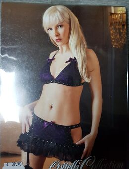 2 tlg Straps Rock Set schwarz/lila mit Steinchen - Espenau
