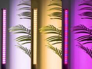 Jibenhome Pflanzenlampe LED Stehende Pflanzenlicht H40-122cm Wachstumslampe, mit 6/9/12H Timer,3 Farben,Volles Spektrum
