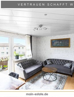 Charmante vermietete 3-Zimmer-Etagenwohnung mit Balkon, Keller und Stellplatz in Langen - Langen (Hessen)