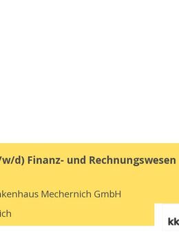 Leitung (m/w/d) Finanz- und Rechnungswesen - Mechernich