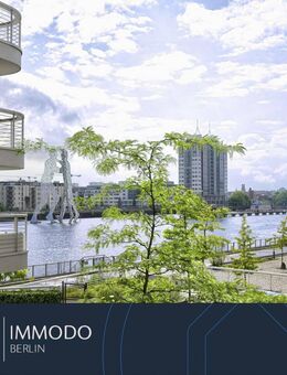 ?? Luxus-Wohnen am Wasser: Seltene 3-Zi.-Neubauwhg. mit Einliegerwhg. & Bootssteg in Friedrichshain - Berlin