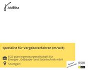 Spezialist für Vergabeverfahren (m/w/d) - Stuttgart