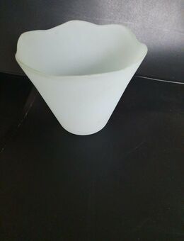 Glas Vase Frosty gefrostet gründlich Durchmesser ca. 12cm Höhe ca. 10cm - Essen