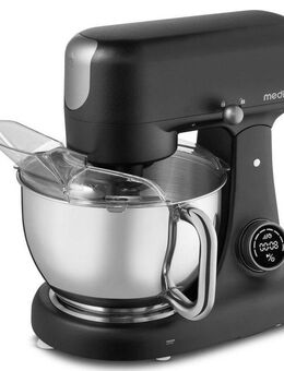 Medion® Küchenmaschine MD12600, 800 W, 4,7 l Schüssel, Mit umfangreichem Zubehör-Set, Fleischwolf-Aufsatz, Gemüsereibe