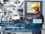 Leiter Technikteam (m/w/d) - Schwarzenfeld