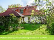 *VERKAUFT* Modernisierte Doppelhaushälfte mit 676 m² Garten und geräumigen Keller - Zossen