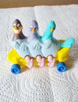 McDonalds-Figur-Hühner auf Rollschuh von 1993,ca. 8 cm - Linnich