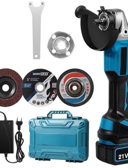 Akku Winkelschleifer 125MM Bürstenloser Motor Starter Set mit Akku und Koffer - Wuppertal