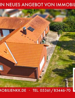 Naturnahes Wohnen: Bungalow mit Einliegerwohnung am Waldrand in Stüde - Sassenburg