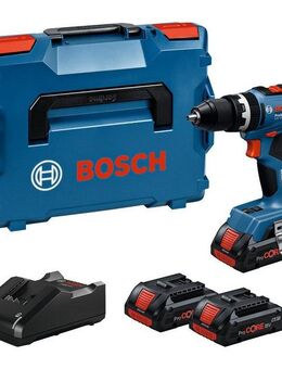 Bosch Professional Akku-Schlagbohrschrauber »GSB 18V-65«, Inkl. 2x Akku ProCORE 18V 4,0Ah, in L-BOXX 136