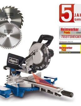 Scheppach Kapp und Gehrungssäge HM216 Zugsäge Kappsäge inklusive Sägeblätter Set5342 - Wuppertal