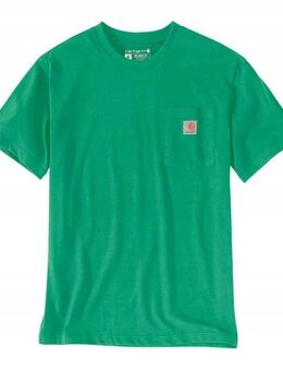 Carhartt Herren T-Shirt Workwear Arbeit Kurzarm Shirt Heavyweight Premium Pocket Carbon - Wuppertal