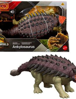 Mattel® Spielfigur Jurassic World, Rebirth, Wild Roar Ankylosaurus