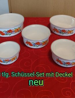 10 tlg. Schüssel-Set mit Deckel, stapelbar, neu, OVP, 4 Bilder - Immenhausen