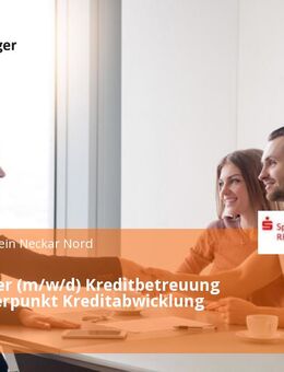 Mitarbeiter (m/w/d) Kreditbetreuung mit Schwerpunkt Kreditabwicklung Komplex - Mannheim