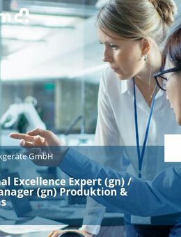 Operational Excellence Expert (gn) / Prozessmanager (gn) Produktion & Operations - Wetzlar