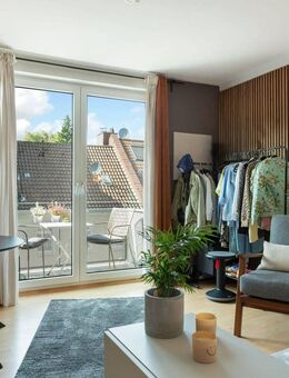 Urban Living im Herzen von Pempelfort: Möblierte 1-Zimmer-Wohnung mit Balkon & Einbauküche - Düsseldorf