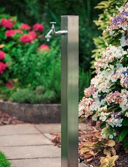 Wassersäule SQG 950 mm Edelstahl V2A Bewässerung Zapfstelle - Hiddenhausen