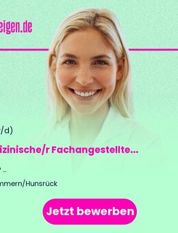 Medizinische/r Fachangestellte/r / Kranken- oder Altenpfleger (m/w/d) - Simmern (Hunsrück)