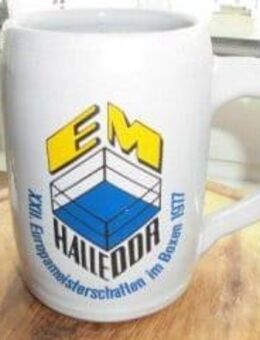 Sport Bierkrug Ostalgie Boxen XXII. Europameisterschaft 1977 DDR Halle Nostalgie - Bottrop
