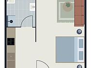 Praktische 1-Zimmer-Wohnung in Hagen - ideal für Studierende oder Berufseinsteiger (Whg31-405) - Hagen (Stadt der FernUniversität)