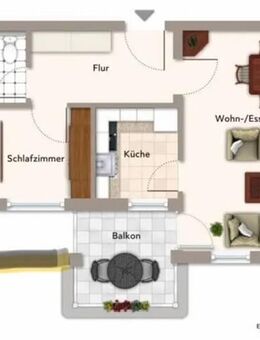 "Helle 2,5-Zi.-Obergeschosswohnung direkt im Zentrum von Wendlingen" - Wendlingen (Neckar)