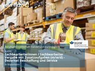 Sachbearbeiterinnen / Sachbearbeiter Vergabe mit Zusatzaufgaben (m/w/d) - Dezernat Beschaffung und Service - Mannheim