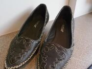 Van der Laan Leder Pumps Gr. 36 braun Damen-Schuhe 7,- - Flensburg