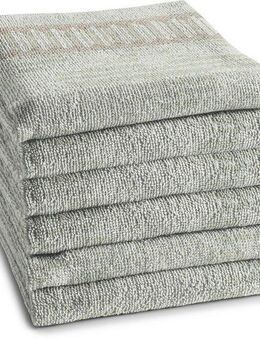 DDDDD Geschirrtuch Lysse, (Set, 6-tlg), Küchenhandtuch aus weicher Frottee, 50 x 55 cm