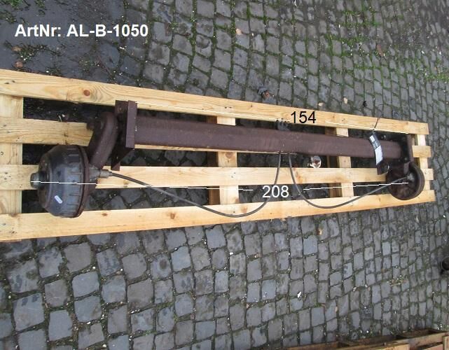 Alko Achse 1050kg gebraucht (zB Dethleffs RD8-F271) ca 208cm - Schotten Zentrum