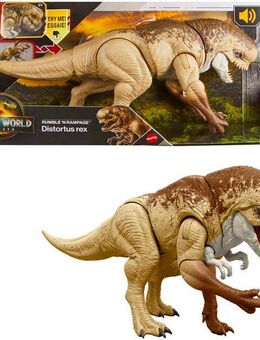 Mattel® Actionfigur Jurassic World - Feature D-Rex, mit Beiß-Angriff und Brüllgeräusch