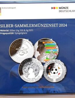 3 x 20 + 1 x 11 Euro Gedenkmünzen BRD 2024 Kompl. Set, PP, OVP - Büren