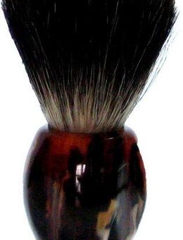 Golddachs Rasierpinsel, 100% Dachshaar, schildpatt